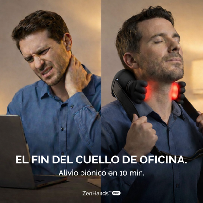 ZenHands™ Pro: Masajeador Biónico con Calor Terapéutico