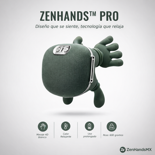 ZenHands™ Pro: Masajeador Biónico con Calor Terapéutico