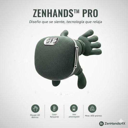ZenHands™ Pro: Masajeador Biónico con Calor Terapéutico
